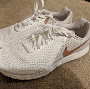 Rose Gold Nike Sneakers